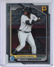 Bralyn Brazoban 2024 Bowman Draft Chrome #BDC-124 Pittsburgh Pirates