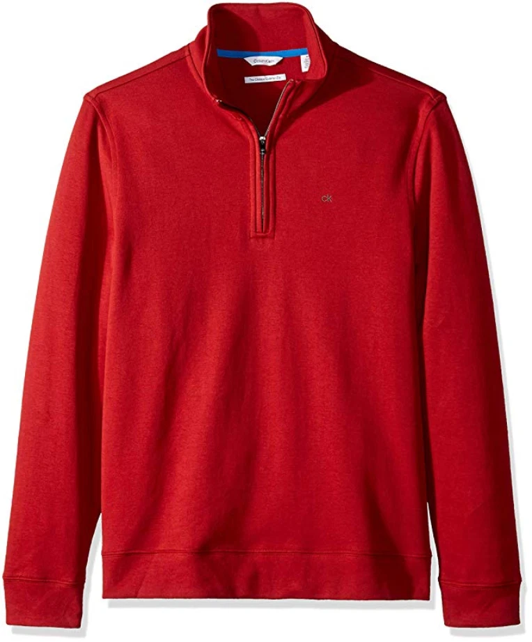 Calvin klein classic quarter zip clearance