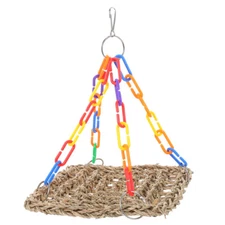 Parrot Bite Resistant Toy Bird Hanging Chewing Toy Parakeet Climbing Swing New