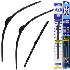 Skoda Superb 2009-2015 Alca Super Flat Wiper Blades +Rear Set ASF24"18"TL16"ARF