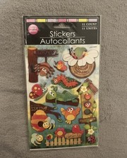 Spring Bugs Birds3D Stickers Autocollants 11 Count Layered Scrapbook Papercraft