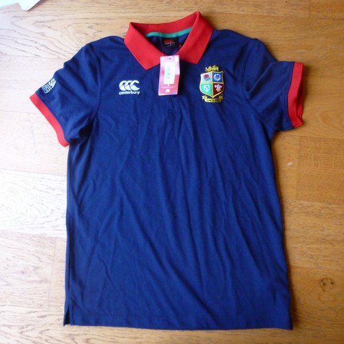 Canturbury British Irish Lions 2021 South Africa Polo Shirt Navy Men's S BNWT - 第 1/6 張圖片