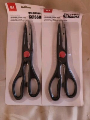 NIP HFT Lot Of 2 Multipurpose Scissors