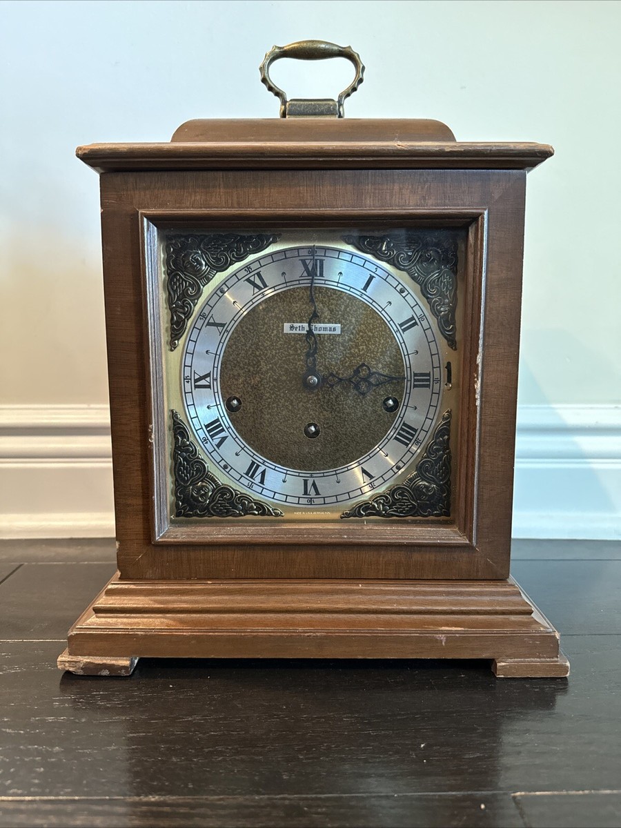 Seth Thomas 8-Day Legacy A403-001 Mantel Table Clock Westminster
