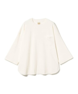(ASK availability First)BEAMS fennica Sanca / SURF KNIT POCKET CREW T-Shirt  new