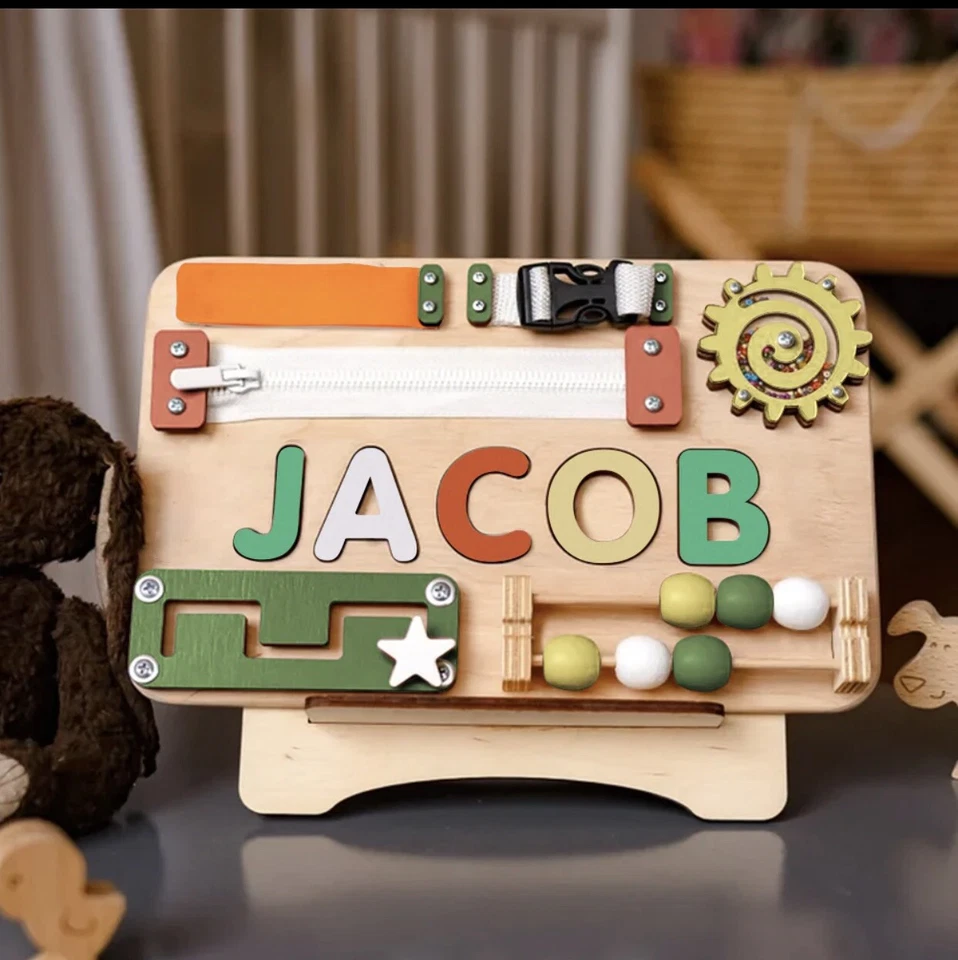 Personalized Name Puzzle Toys Customized Educational Wooden Puzzle “Averie” - Image 3 of 4