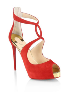 100% AUTH NEW WOMEN LOUBOUTIN ROSIE VELVET 120 PLATFORM PUMPS/HEELS/SANDAL US 10