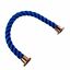 thumbnail 6  - 24mm Blue Softline Barrier Rope Wormed In Black C/W Cup End Fittings