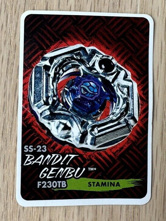 Hasbro Beyblade Bandit Genbu F230TB SHOGUN STEEL with Card