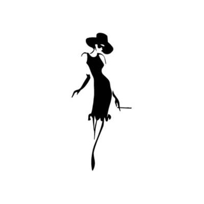 Fair Lady Smoke - Vinyl Decal Sticker for Wall, Car, iPhone, iPad, Laptop, Bike