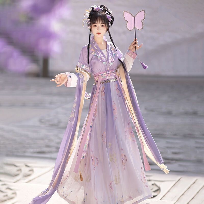 Cosplay Hanfu Dress Chinese Ancient Traditional Women Set Carnival Fairy  Costume