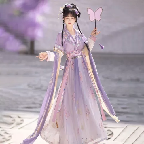 Cosplay Hanfu Dress Chinese Ancient Traditional Women Set Carnival Fairy Costume - Picture 2 of 20