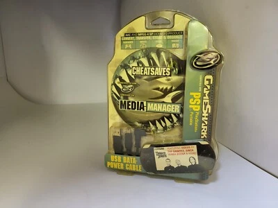 NEW PSP Gameshark Mad Catz Data Media Manager Cheats Saves FACTORY SEALED #B8