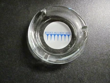 * VTG Beverly Hillcrest Hotel Ashtray CLEAR/BLUE