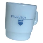 Vintage Penn State University Nittany Lions Galaxy Milk Glass Coffee Mug