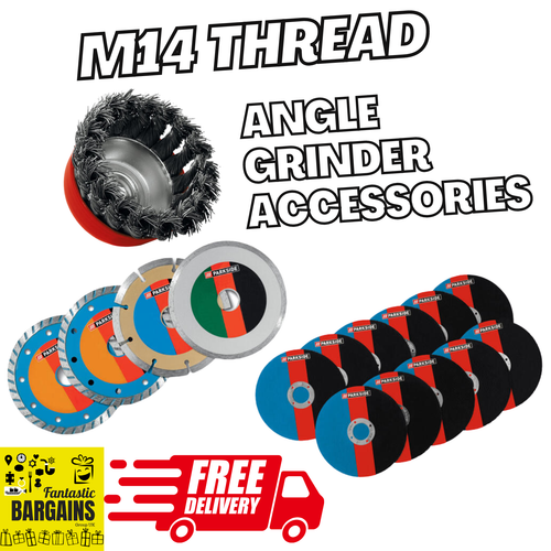 Parkside M14 PWZS 38 A2 Angle Grinder Discs Accessories fits bosch