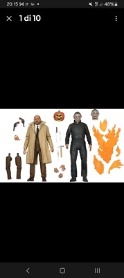 NECA Halloween 2er Set Ultimate Michael Myers mit Dr. Loomis Figuren