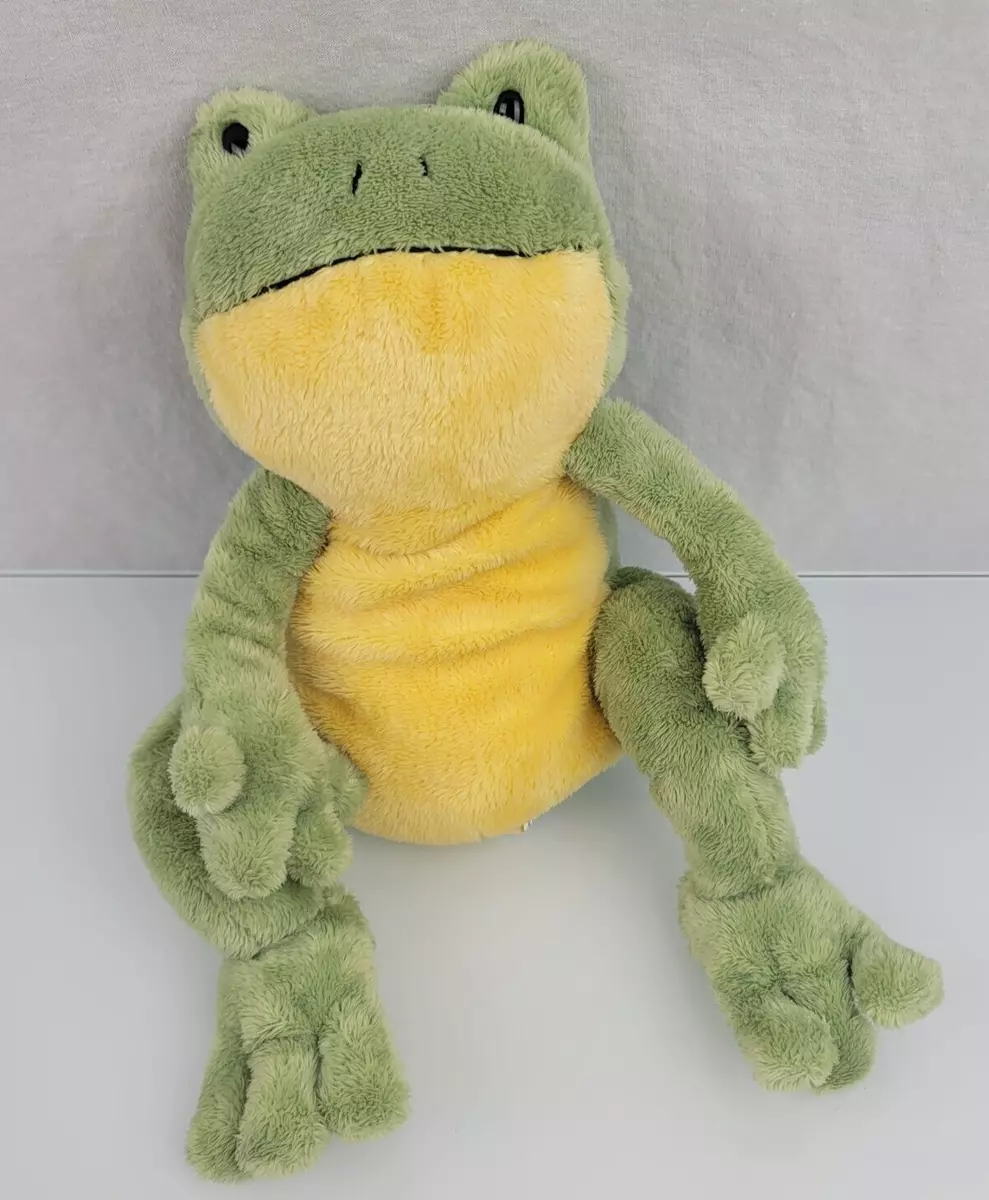 Plush Frog Beanbag Blue Spots Toy