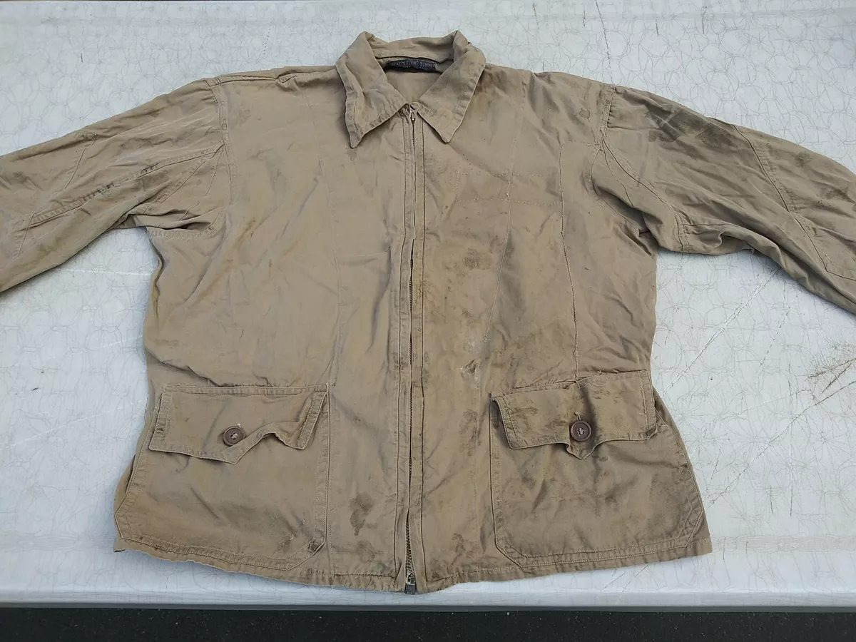 WW2 US Navy/Marine Corp M-421A Summer Flying Jacket Size 42 - MFG Popular Manu.