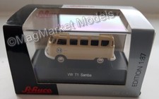 Schuco Volkswagen Vw T1 Samba Cream 187 Brand New Free Uk Pp