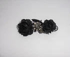 Vintage Juliana D&E Molded Plastic Rhinestone Flower Brooch Pin Costume Jewelry