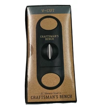 J.C. Newman Cigar Co. Craftsman's Bench Double Blade 64 Gauge V-Cut Cigar Cutter