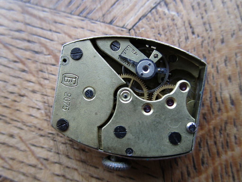 Vintage Chromed ANONYMOUS Rectangular Manual Watc… - image 11