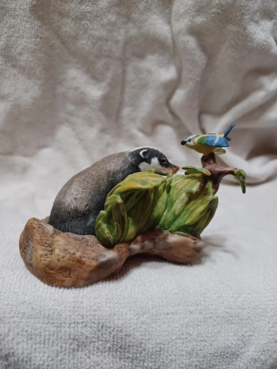 Conversation by Peter Barrett - 1985 The Franklin Mint – Keramikfigur mit Vögeln