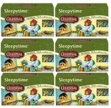 Image of Celestial Seasonings Sleepytime Tea 20 Bags (Pack of 6) Herbal Infusion
