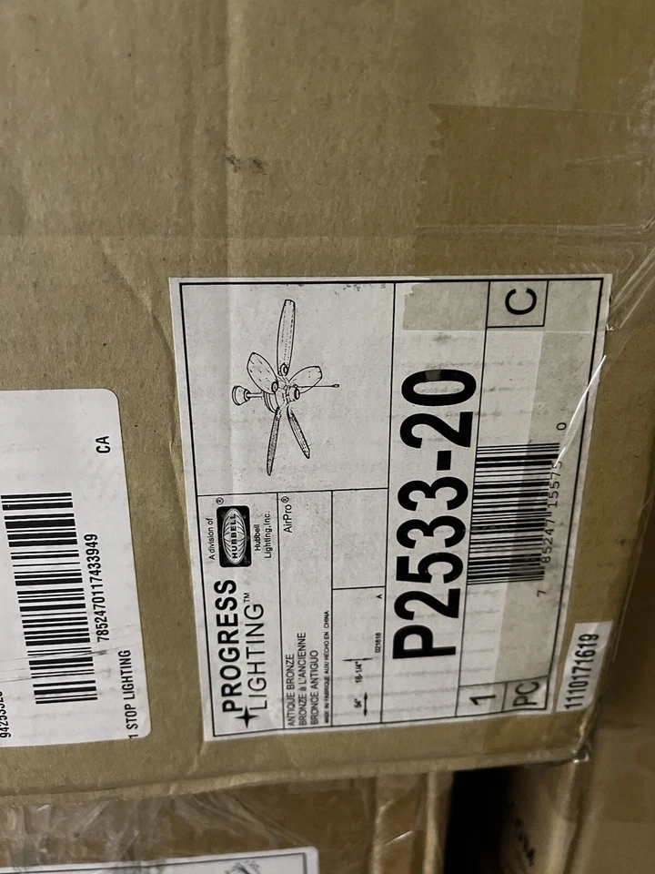 Progress Lighting Airpro 52" 5-Blade Energy Star Patio Fan - P2533-20 - Image 3 of 3