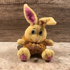 VINTAGE HASBRO ODDZON CUDDLY CARROT BUNNY RABBIT KOOSH BALL PLUSH ANIMAL W/TAG