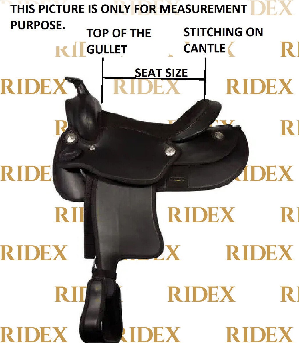 Western Barrel Racing Horse Synthetic Saddle All Sizes Are