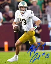 Riley Leonard Auto 8x10 Signed Notre Dame Fighting Irish Reprint Photo #13