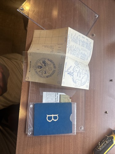 1955 Champion Brooklyn Dodgers Team Passport Extremely Rare Novelty - Picture 2 of 16
