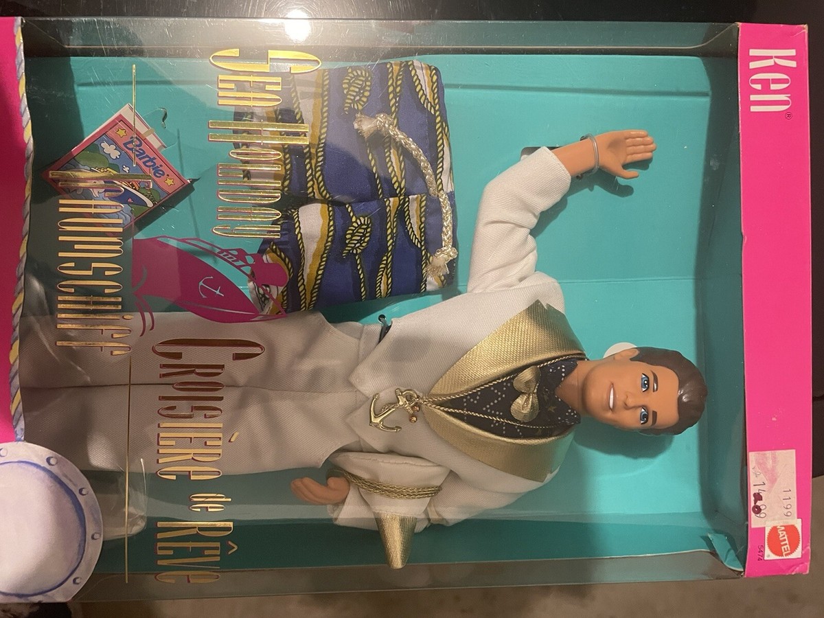 【ken】 1992 European Sea Holiday Ken Barbie Doll Boyfriend #5474 NRFB MIB