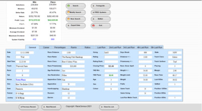 Harness Racing Australia Database RaceCensus Australian Horseracing Database | eBay