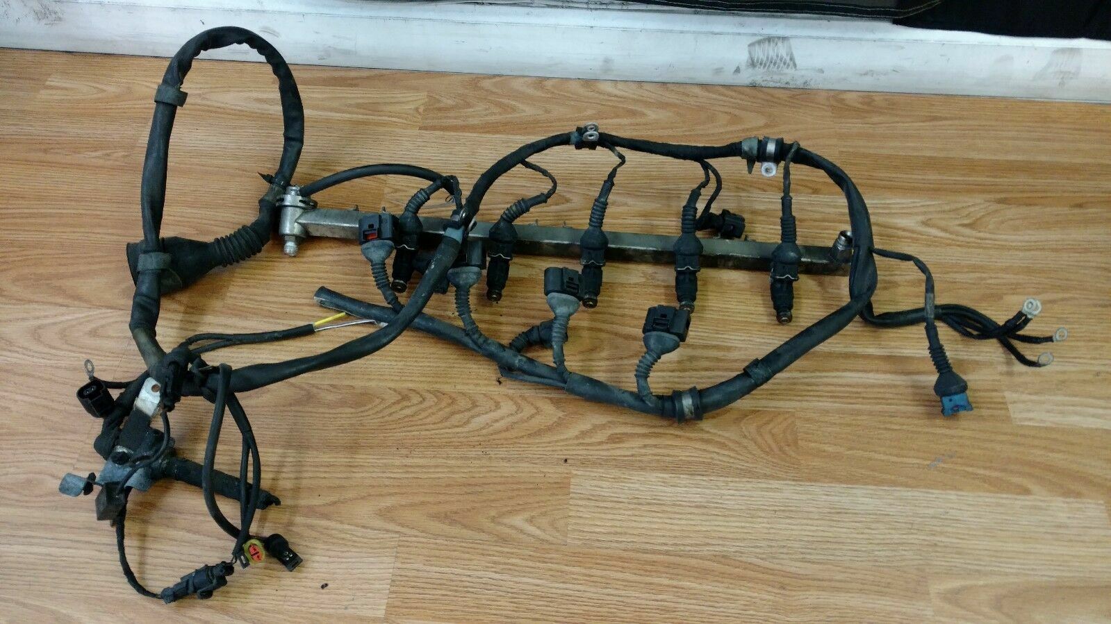 LAMBORGHINI GALLARDO FUEL INJECTOR RAIL WIRING HARNESS OEM 07L133681E