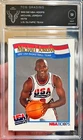 1991-92 Hoops Michael Jordan USA Olympic Team Card #579 Mint TCG 9 Graded