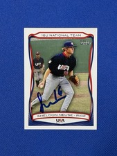 2010 Topps USA Baseball Sheldon Neuse #USA-65 SIGNED auto autograph Nationals V’