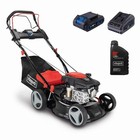 Scheppach Benzin Rasenmäher RM420AE + Öl 3,5PS Antrieb + Hybrid-Start