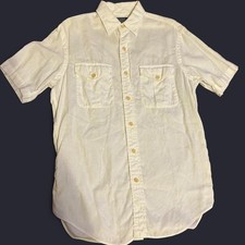Men's Small white polo Ralph Lauren button up