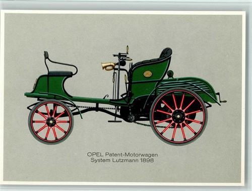 12097621 - Kunstkarte Opel Patent Motorwagen 1898 Oldtimer