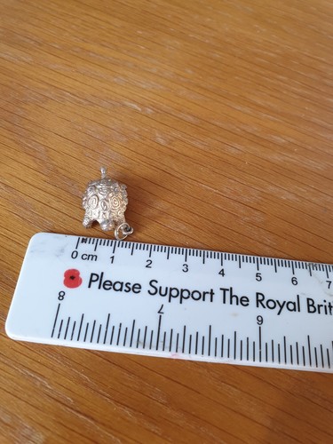 Vintage Turtle Solid Silver Charm Marked As SILVER - Picture 8 of 11