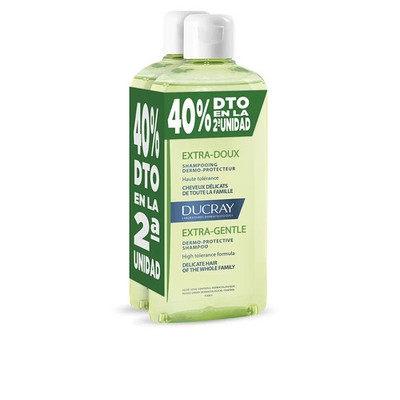 Ducray Balancing Shampoo Duo 2 x 400ML for Delicate Hair