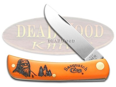 Case xx Knives Sodbuster Sasquatch 1/500 Orange 80502SQH Stainless Pocket Knife