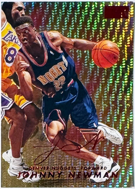 Johnny Newman 1998 Skybox Premium Card #52 Star Rubies /50 SP - Denver Nuggets