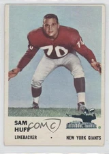 1961 Fleer Sam Huff #74 HOF