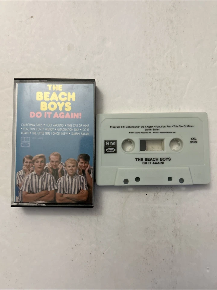 Beach Boys Cassette LOT (4) Do It Again Little Deuce Coupe Concert Still Crusin’ Foto 4 de 4