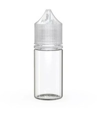 CHUBBY GORILLA 30ML STUBBY AUTHENTIC PET Bottles 5pack CLEAR BOTTLE/CLEAR LID