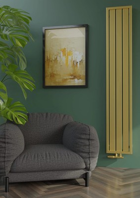 Brad Pion Design Heizkörper Raumheizkörper Gold 120/47
